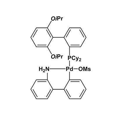 甲磺酸(2-二环己基膦基-2′,6′-二异丙氧基-1,1′-联苯基)(2-氨基-1,1′-联苯-2-基)钯(II)(Ruphos Pd G3)